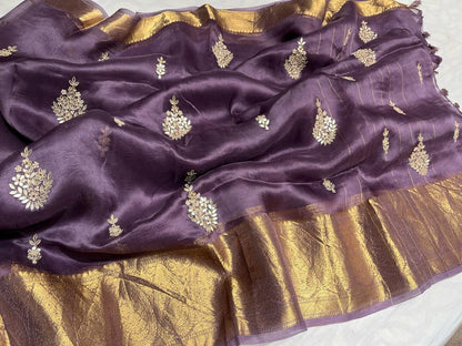 Kanchi organza saree