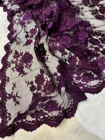 Stanley lacy saree
