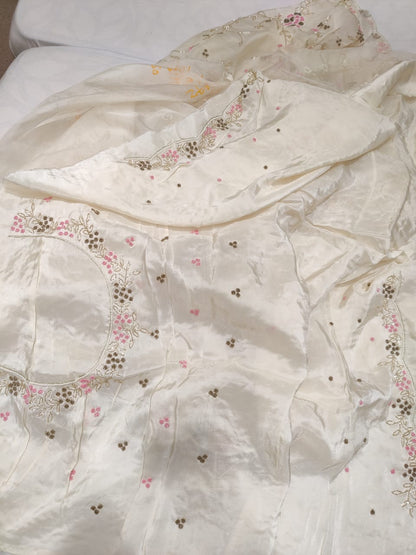 Fairly organza zardosi reception saree
