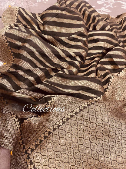 Livika gorgette Munga saree