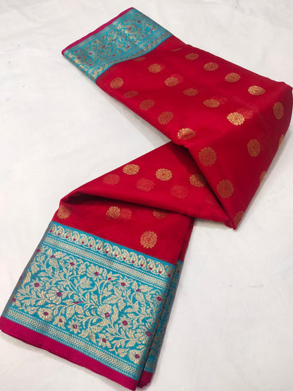 Rajmahal inspired Chanderi saree