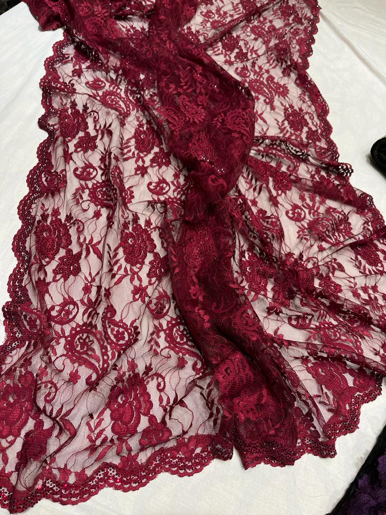 Stanley lacy saree