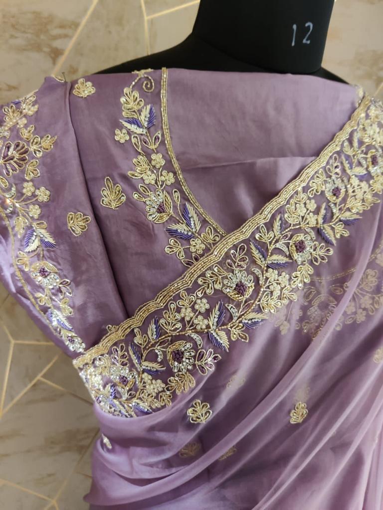 Alica organza zardosi saree