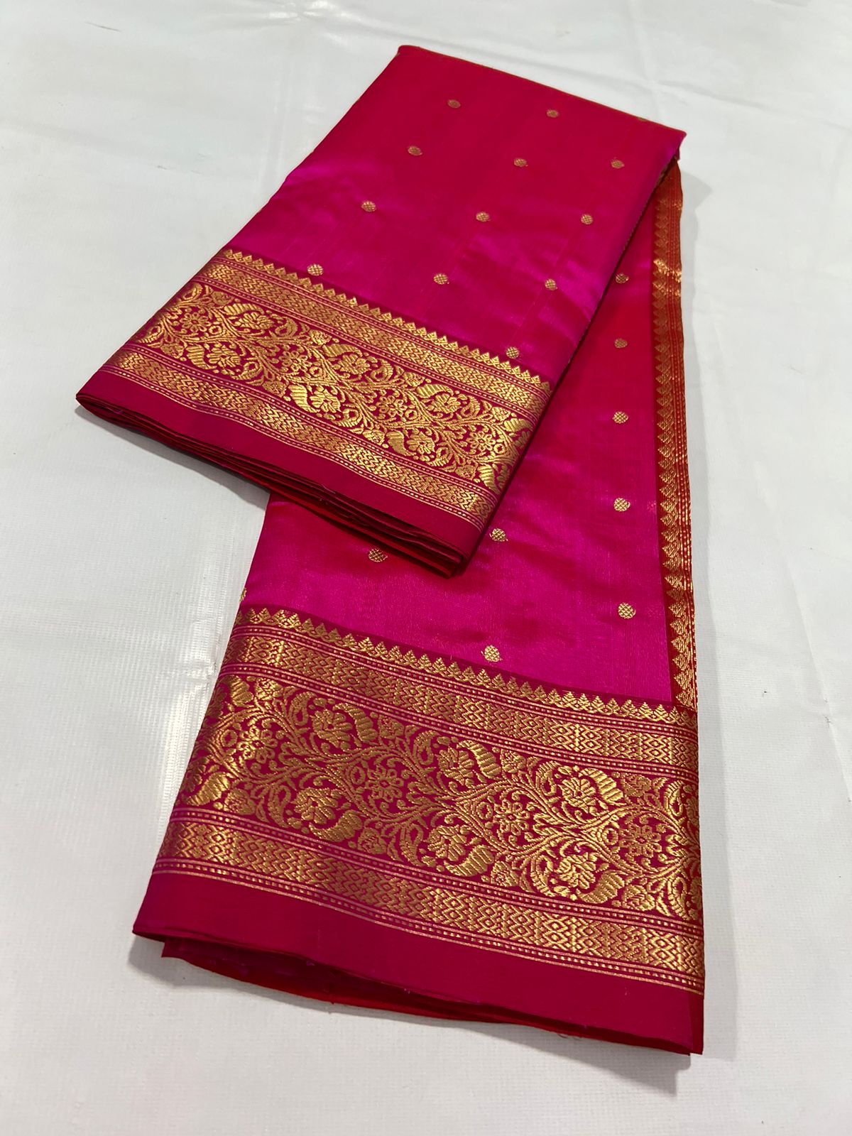 Raksha Chanderi pattu saree