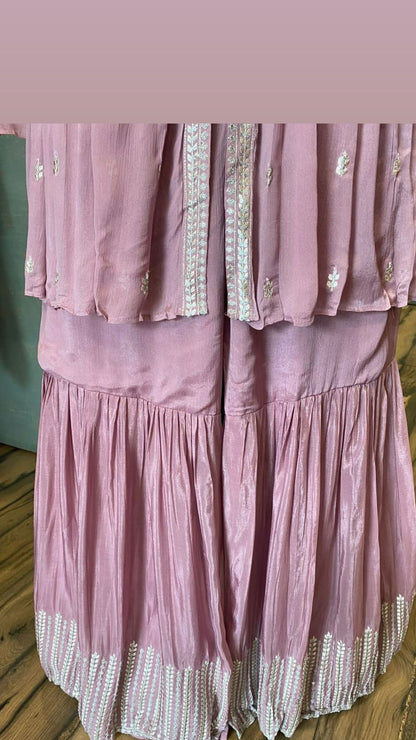 Pink beautiful gown
