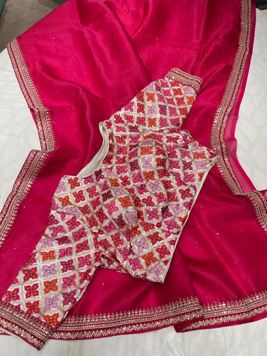 Kaveri organza trendy saree