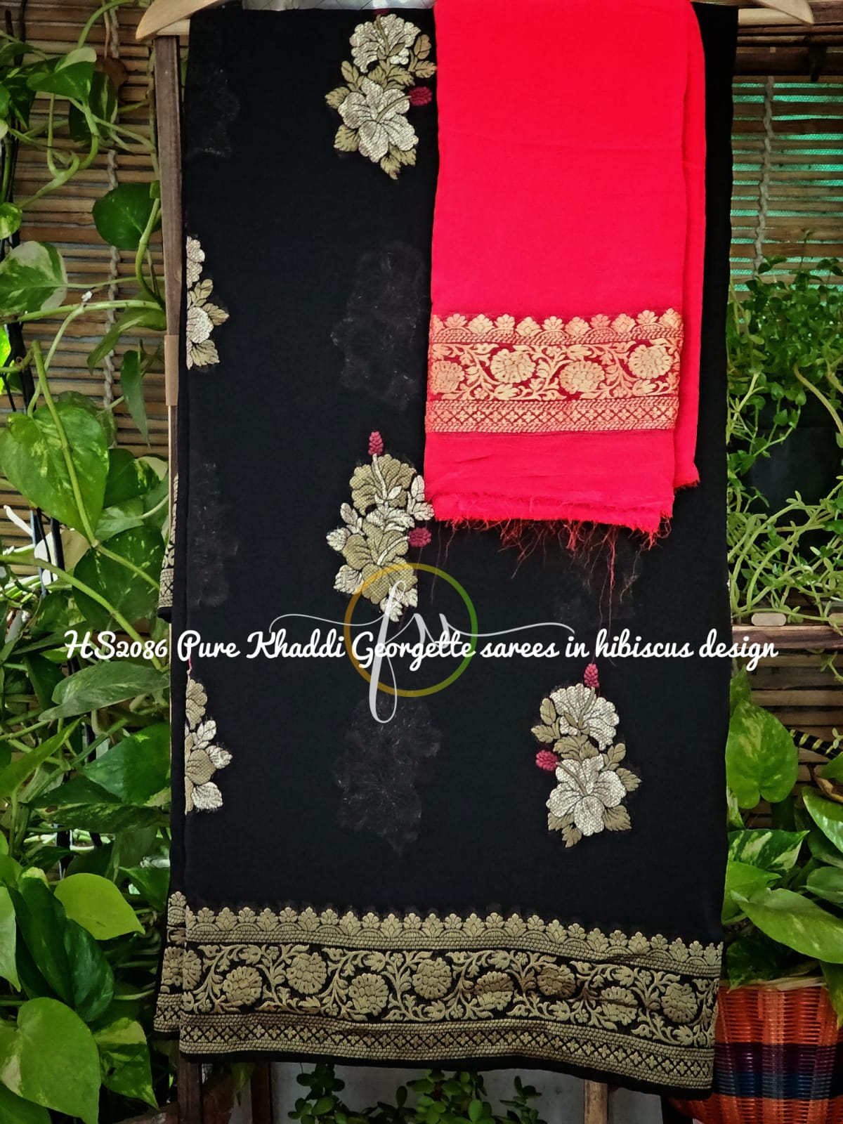 Raazvi khaddi Banarsi Meenakari saree
