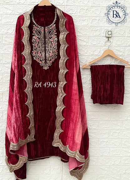 Velvet Indian salwar suit