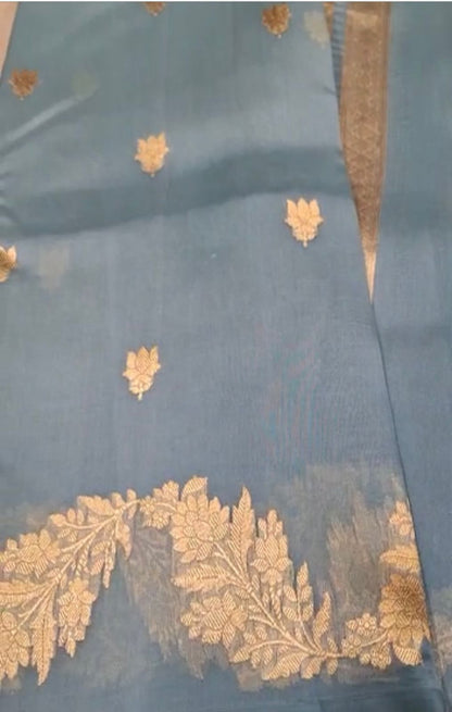 Kora handloom Banarsi saree
