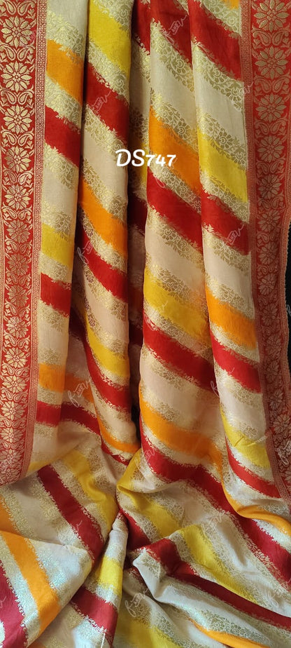 Festival Lehariya Munga saree