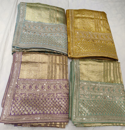 Nashel jari organza saree