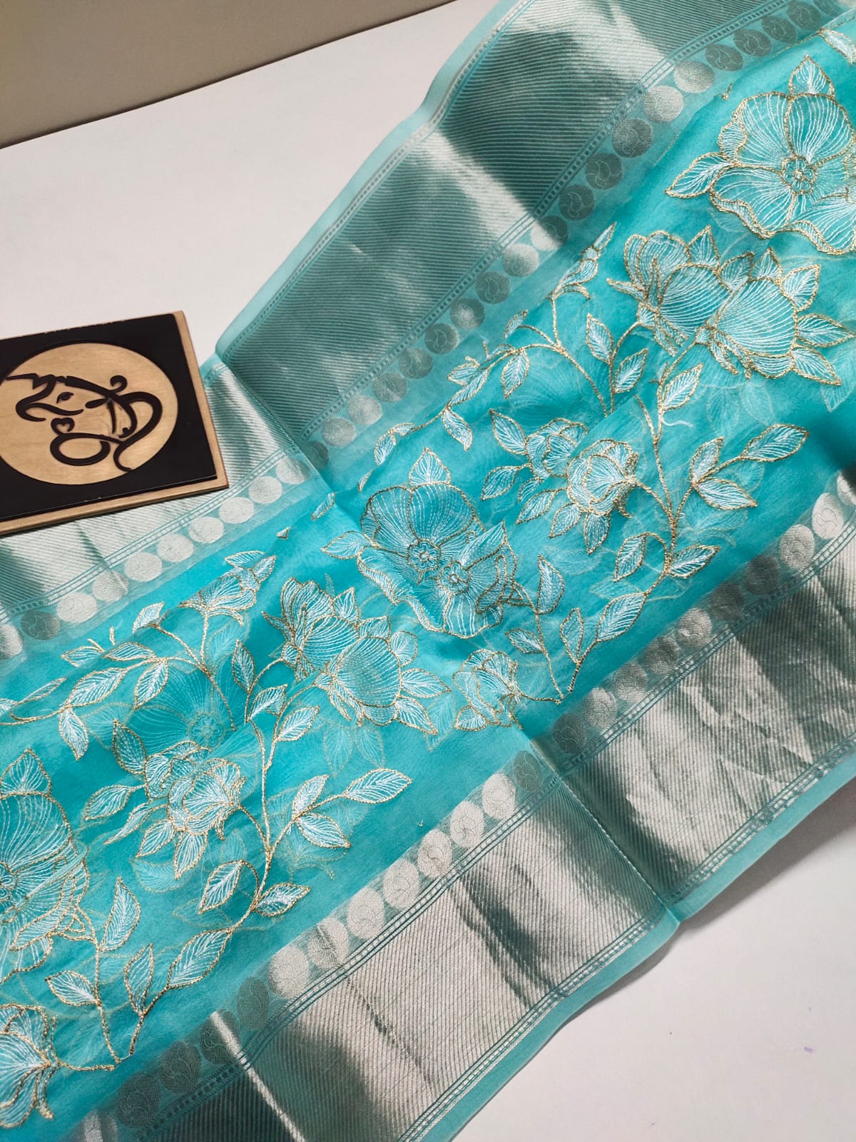 Tulips kora saree