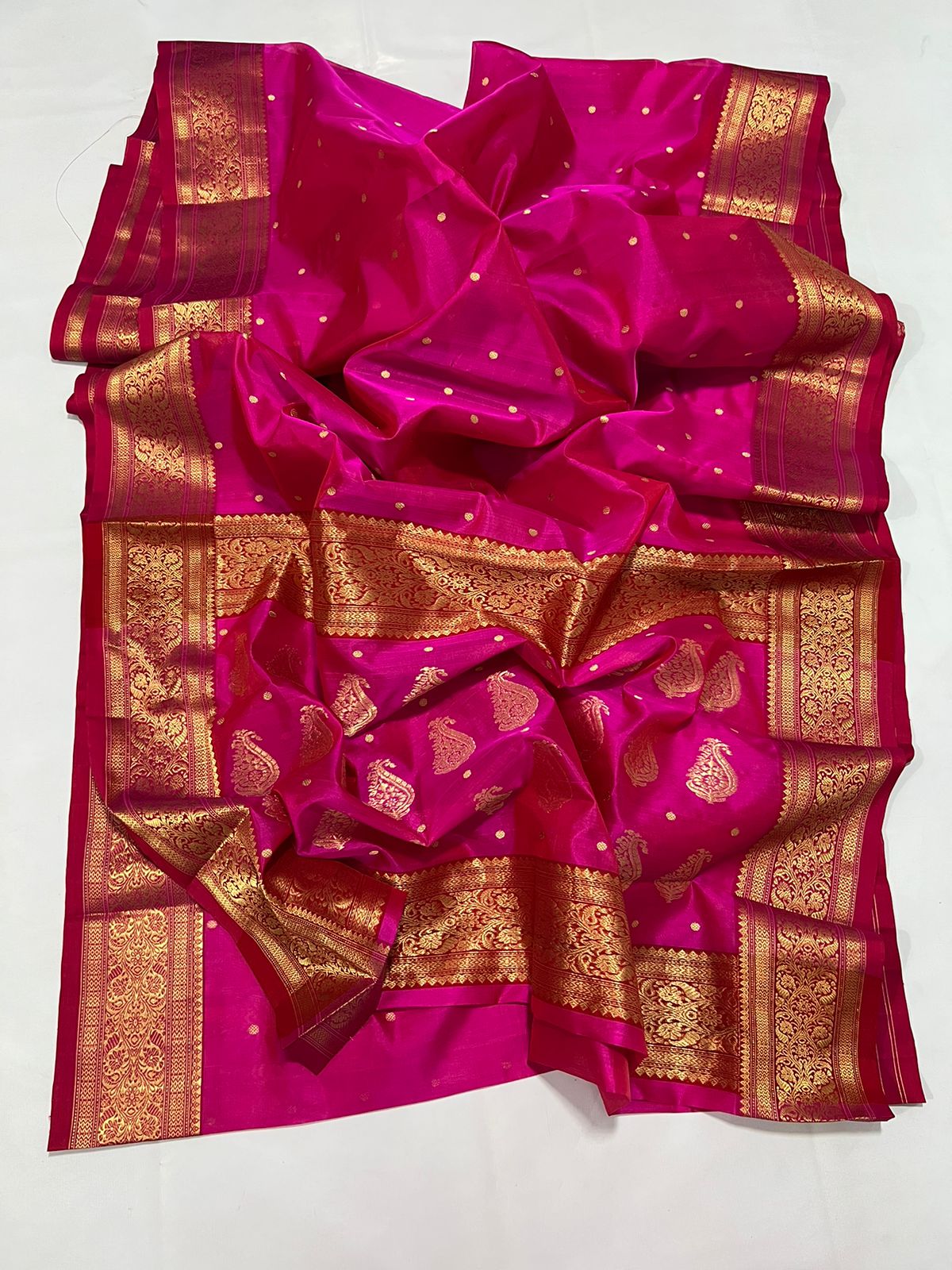 Raksha Chanderi pattu saree