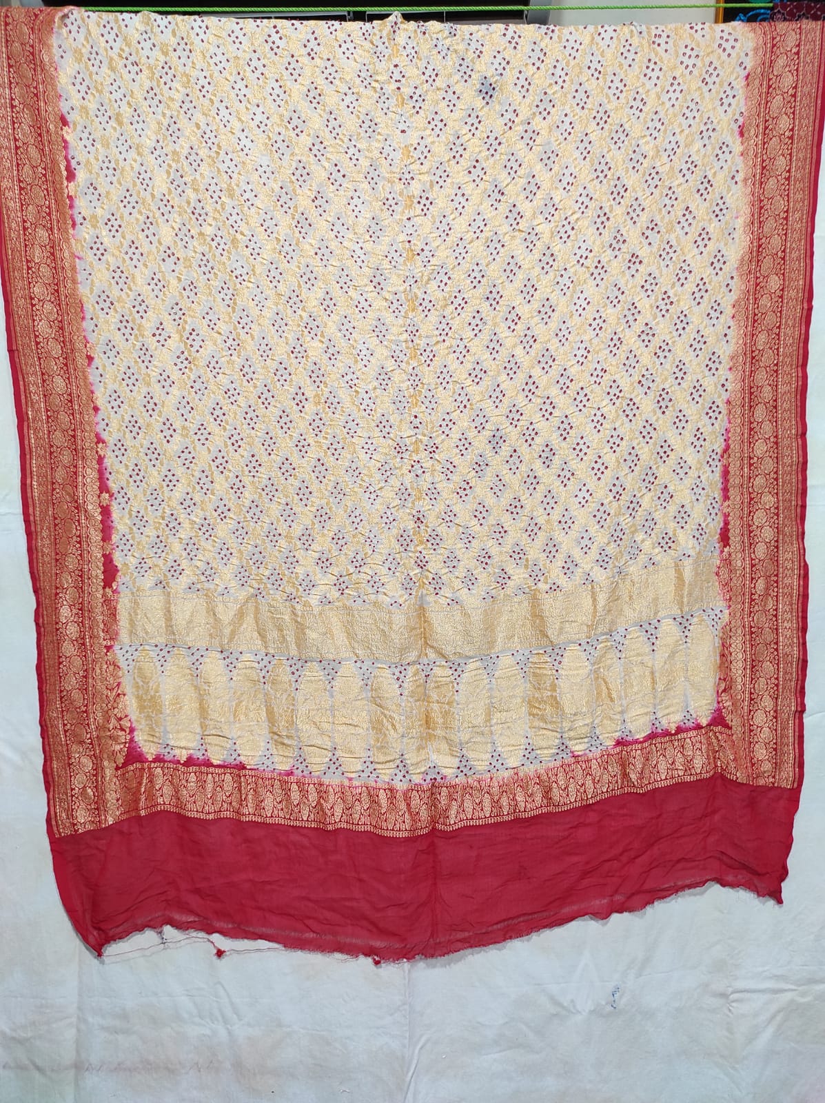 Leela Bandhani banarsi dupatta