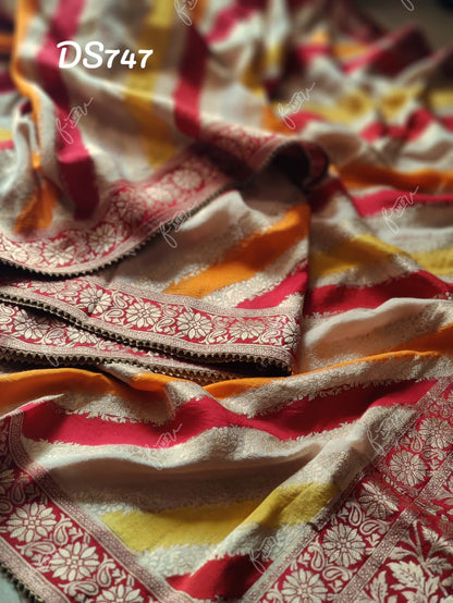 Festival Lehariya Munga saree