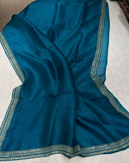 Rihana trendy organza saree