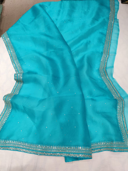 Rihana trendy organza saree