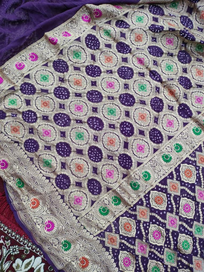 Nashina Banarsi handloom saree