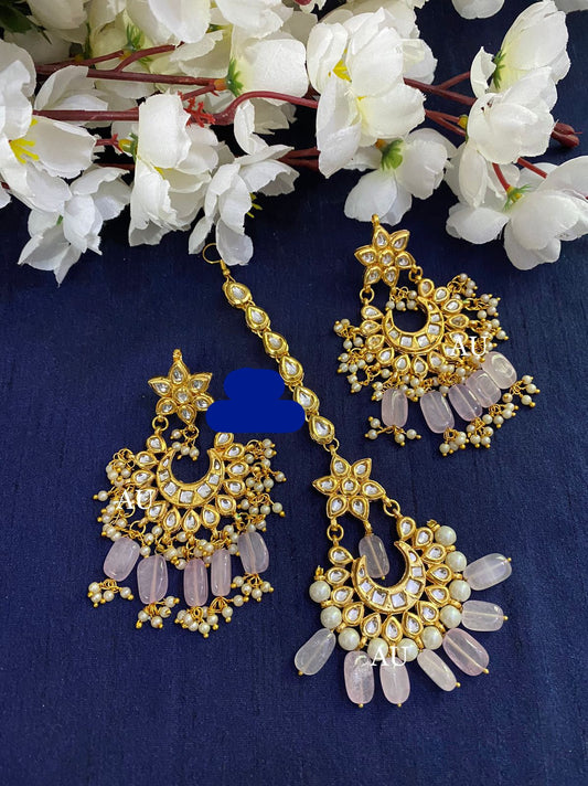 Nishani Kundan tikka set
