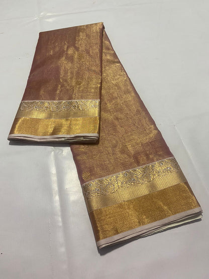 Tissue Chanderi silk saree