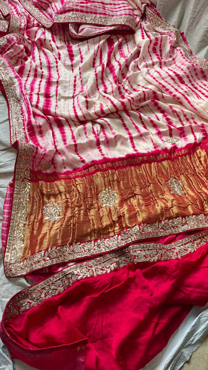 Gajji silk gottappati saree