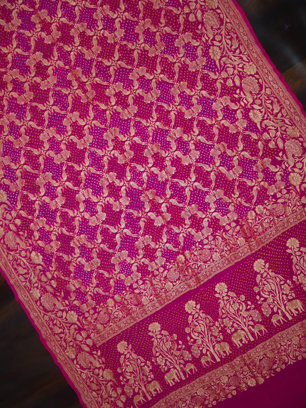 Hansika gorgette saree