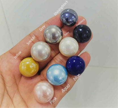Pearl stud earrings