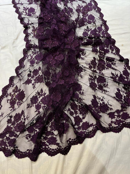 Stanley lacy saree