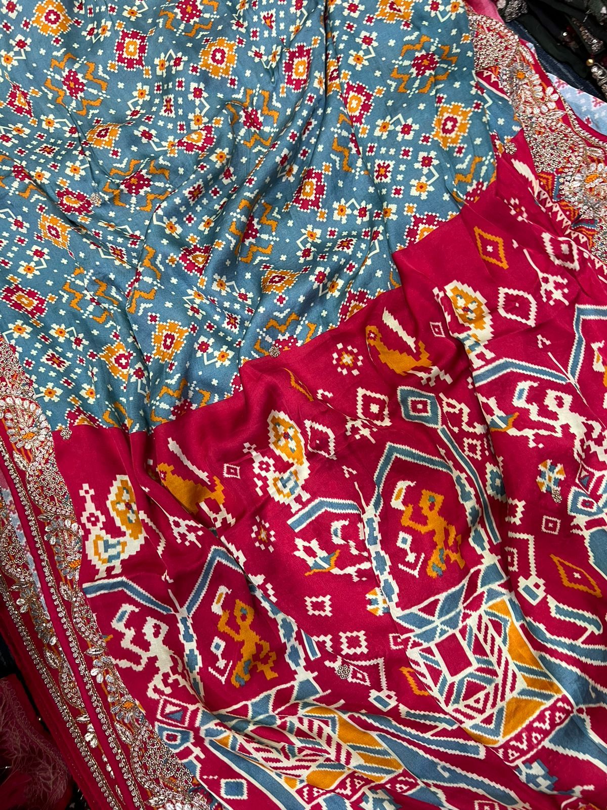 Gulshana Patola gottapatti saree